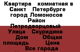 Квартира 2 комнатная в Санкт - Петербурге, город Ломоносов › Район ­ Петродворцовый  › Улица ­ Скуридина  › Дом ­ 6 › Общая площадь ­ 46 › Цена ­ 3 350 - Все города Недвижимость » Квартиры продажа   . Адыгея респ.,Адыгейск г.